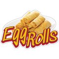 Signmission Egg Rolls Decal Concession Stand Food Truck Sticker, 8" x 4.5", D-DC-8 Egg Rolls19 D-DC-8 Egg Rolls19